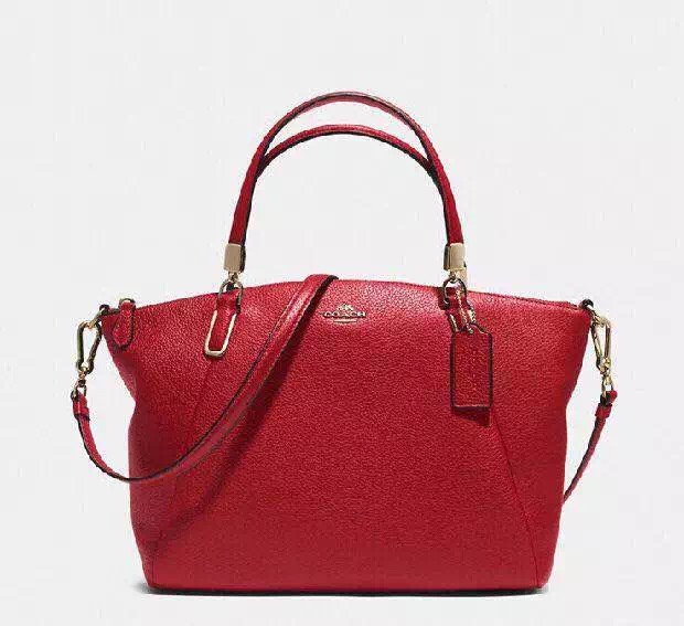 Fashion Summer Sweet Coach Prairie Satchel In Pebble Leather | Women - Click Image to Close